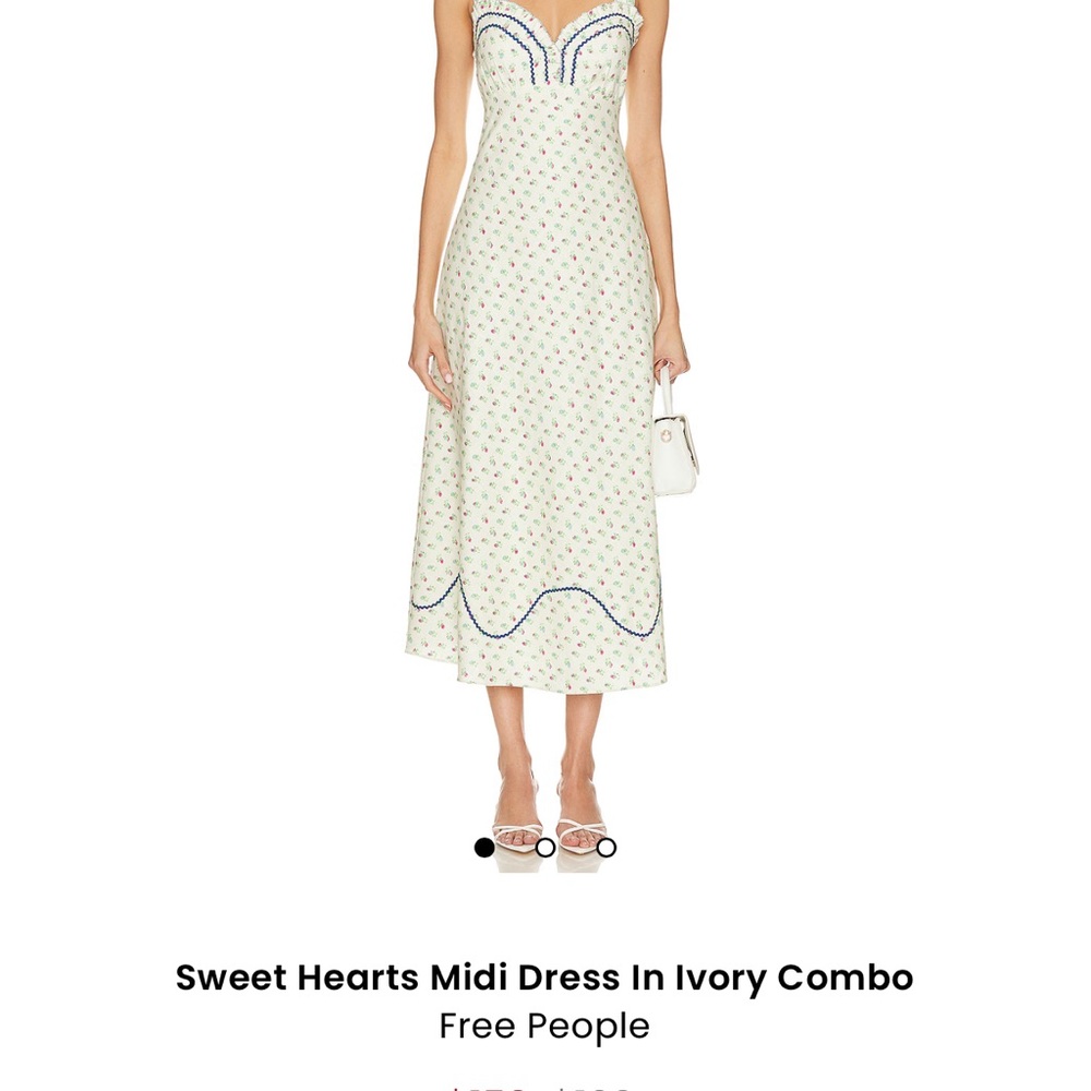 Free People Sweet Hearts Midi Dress